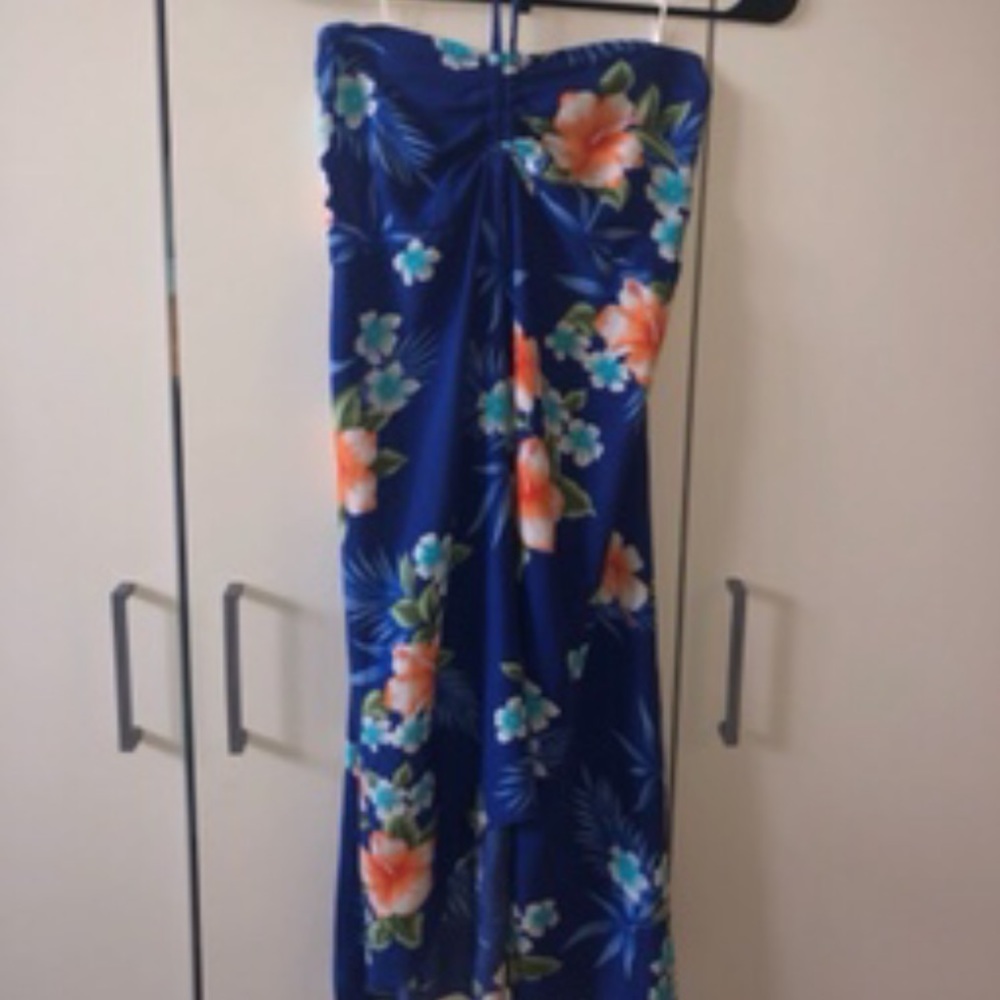 Hibiscus Blue Butterfly Dress